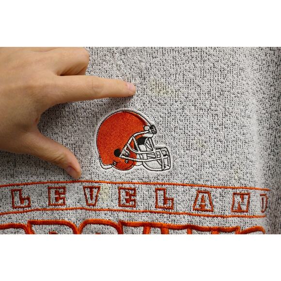 Vintage Cleveland Browns Football Sweatshirt Large - Picture 3 of 6